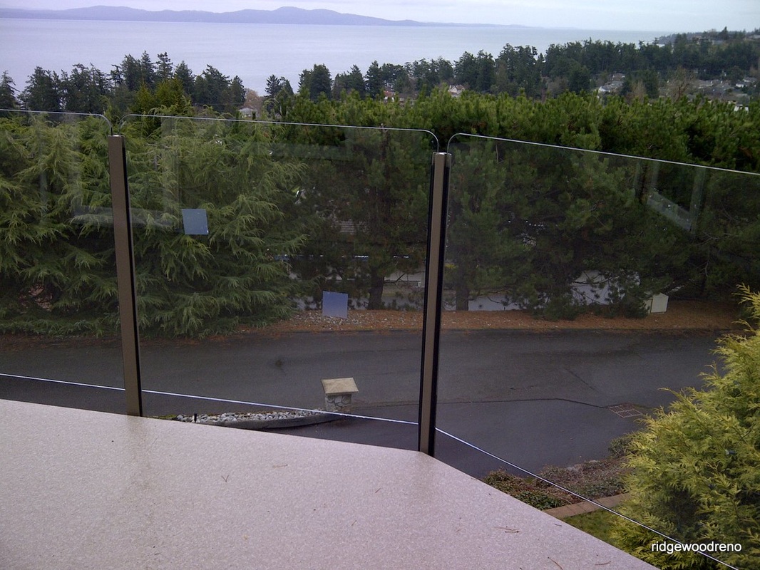 ridgewood renovations Victoria BC glass railings
